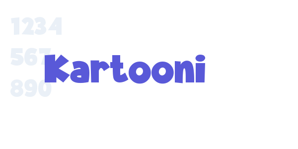 Kartooni font