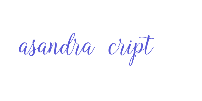 Kasandra Script Font Download