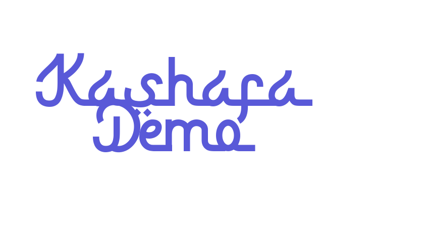 Kashafa Demo Font Download