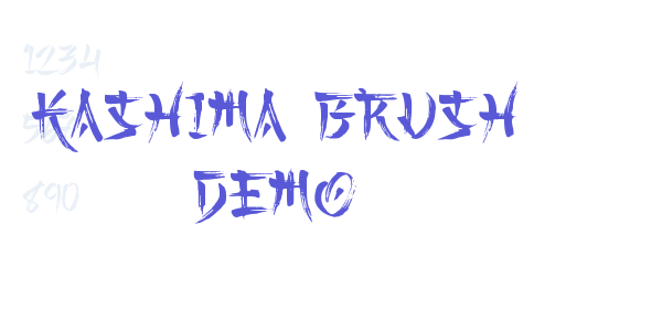 Kashima Brush Demo font free