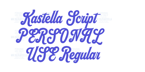Kastella Script PERSONAL USE Regular-font-download