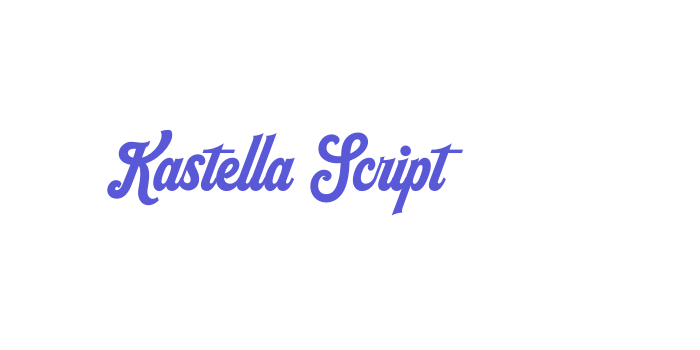 Kastella Script Font Download