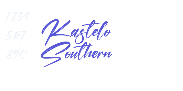 Kastelo Southern font