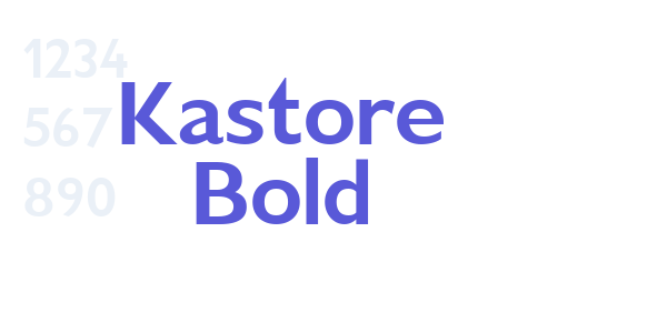 Kastore Bold font free