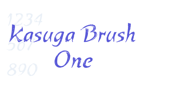 Kasuga Brush One font free