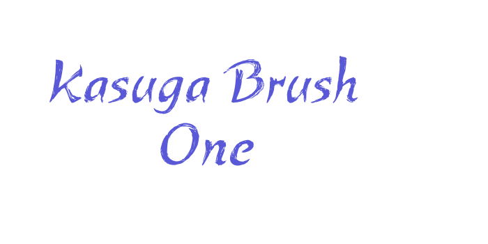 Kasuga Brush One Font