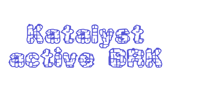 Katalyst active BRK Font Download