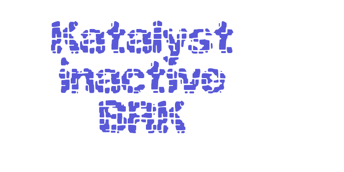 Katalyst inactive BRK Font Download