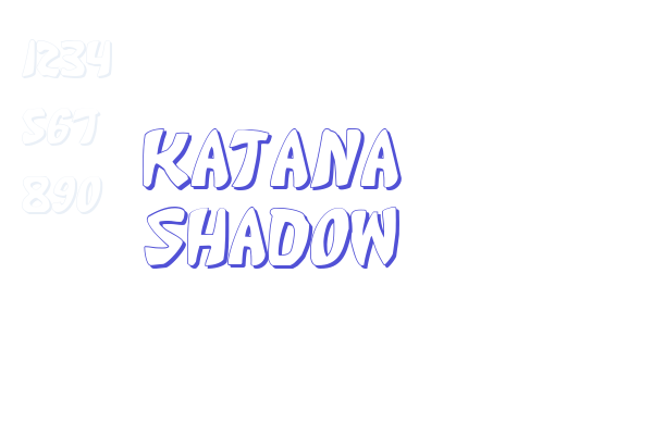 Katana Shadow Font Download