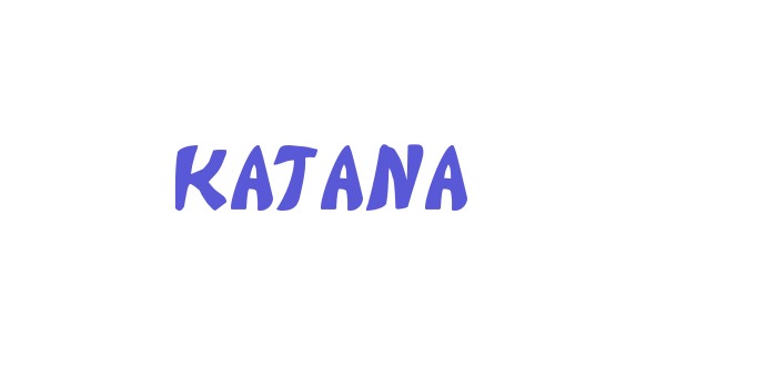 Katana Font Download