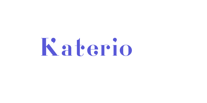 Katerio Font Download