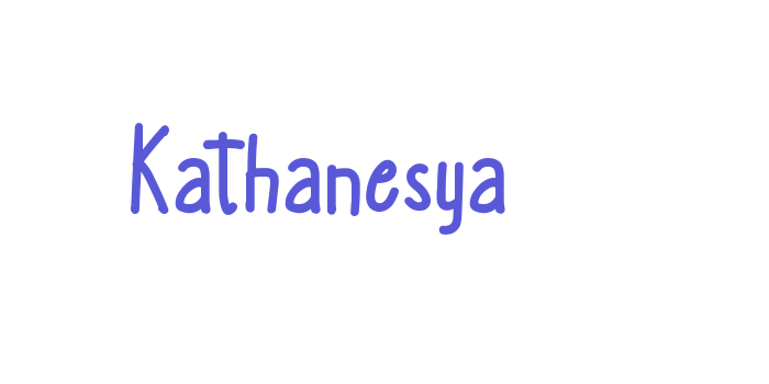 Kathanesya Font