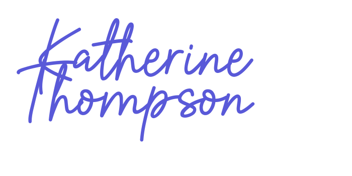 Katherine Thompson Font Download