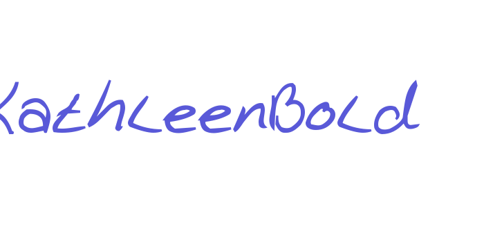 KathleenBold Font Download