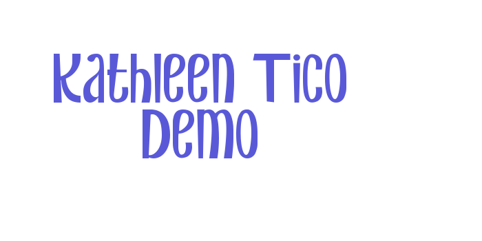 Kathleen Tico Demo Font Download