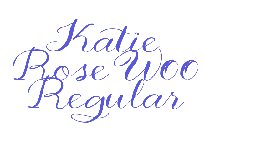 Katie Rose W00 Regular Font Download