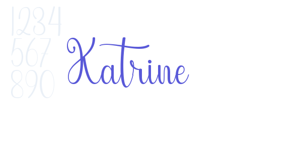 Katrine font