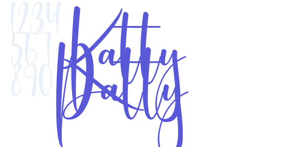 Katty Patty font free