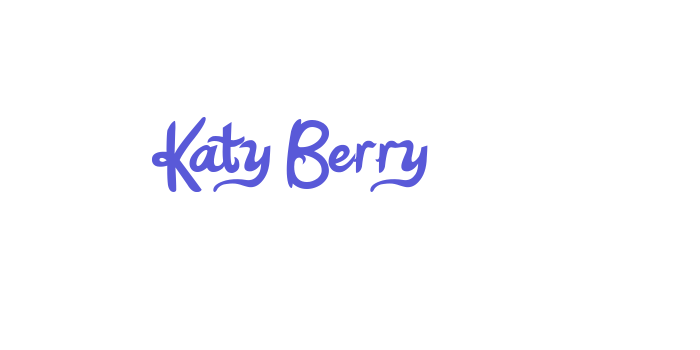 Katy Berry Font