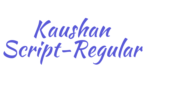 Kaushan Script-Regular Font Download