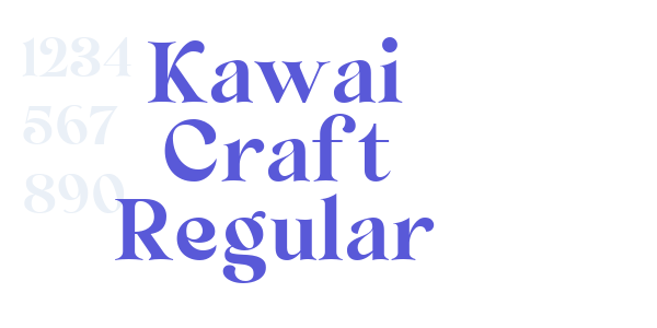 Kawai Craft Regular font free