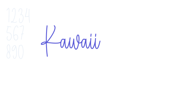 Kawaii font