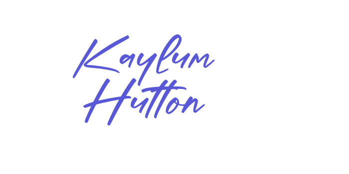 Kaylum Hutton Font