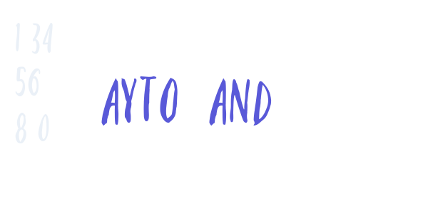 Kayto Hand font free