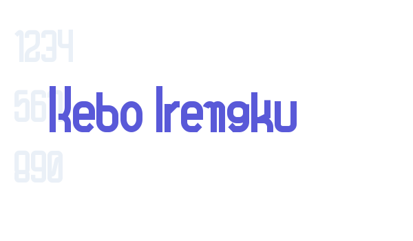 Kebo Irengku Font