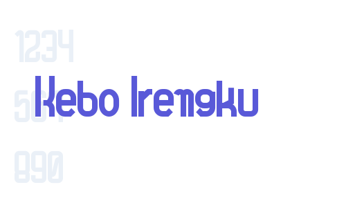 Kebo Irengku Font Download