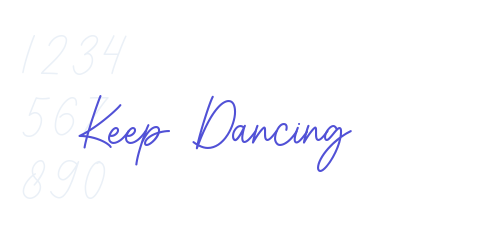 Keep Dancing-font-download