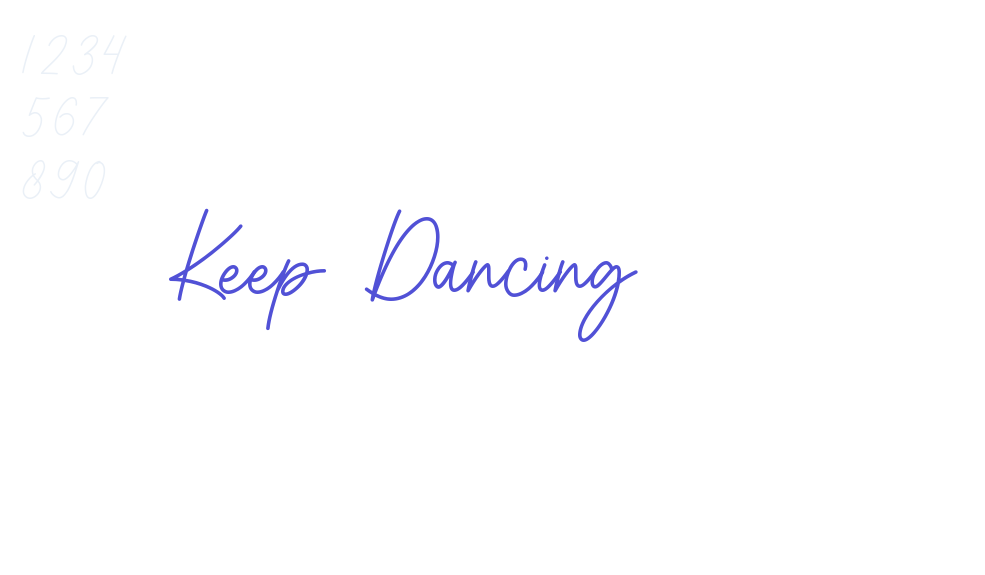 Keep Dancing-font-download