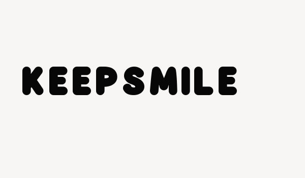 Keepsmile Font