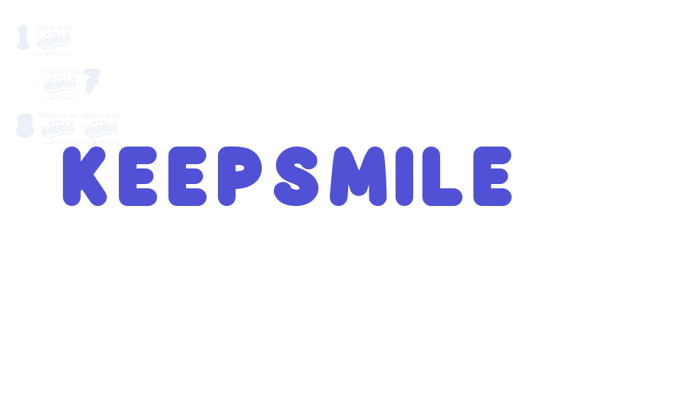 Keepsmile-font-download