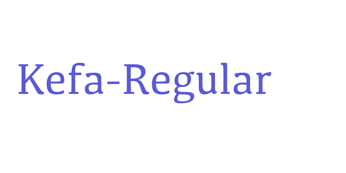 Kefa-Regular Font Download