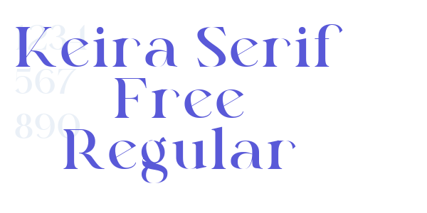 Keira Serif Free Regular font free