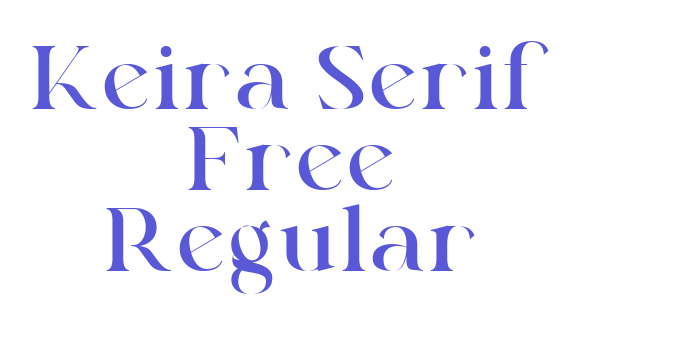 Keira Serif Free Regular Font Download