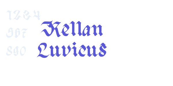 Kellan Luvicus font free