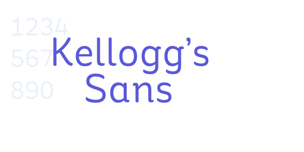 Kellogg’s Sans font free