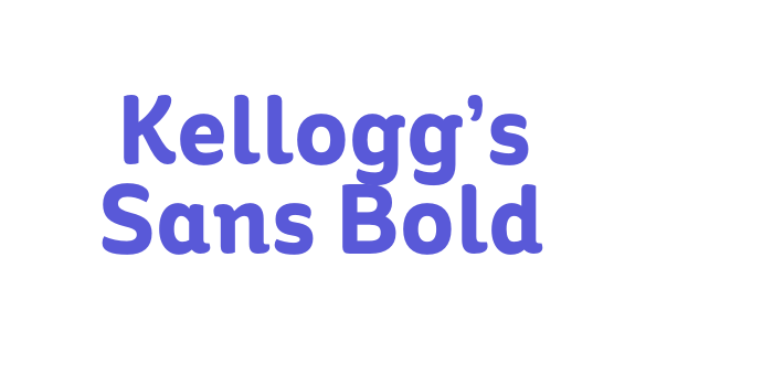 Kellogg’s Sans Bold Font Download