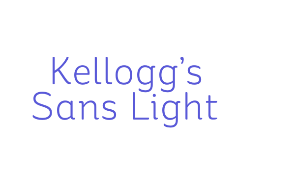 Kellogg’s Sans Light Font