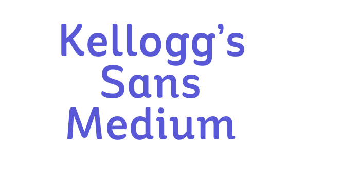 Kellogg’s Sans Medium Font Download