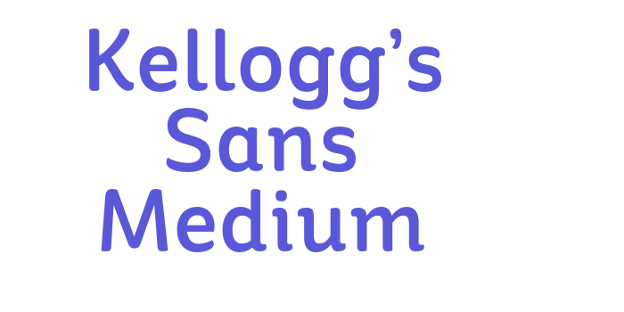 Kellogg’s Sans Medium Font