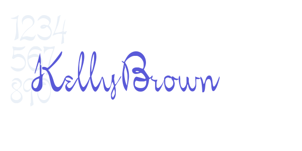 KellyBrown font free