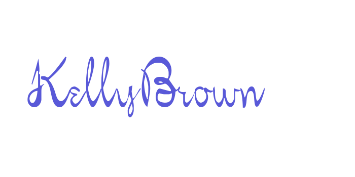 KellyBrown Font