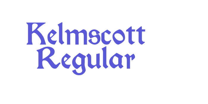 Kelmscott Regular Font Download