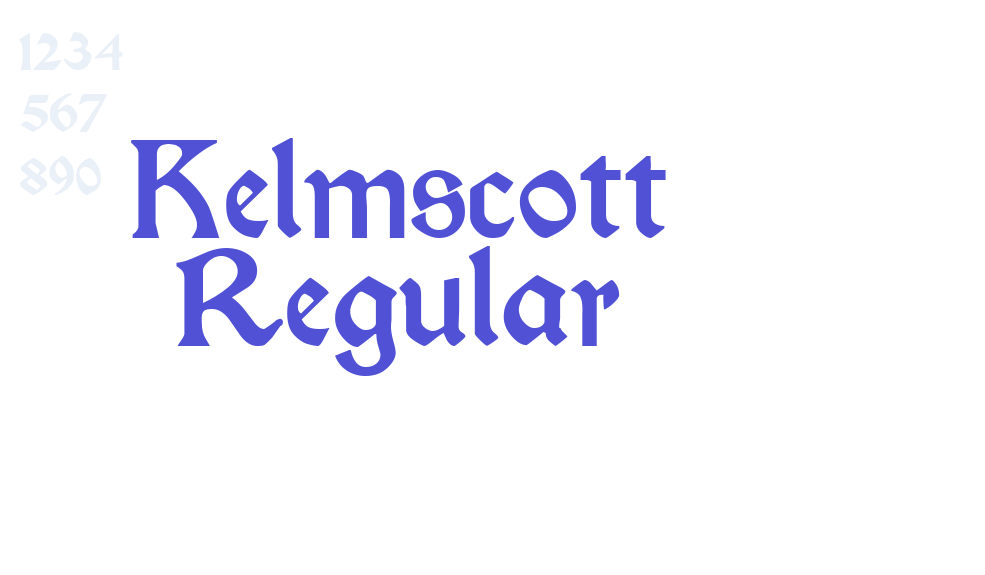 Kelmscott Regular-font-download