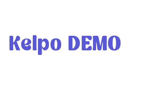 Kelpo DEMO Font