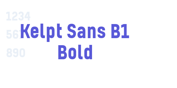 Kelpt Sans B1 Bold font free