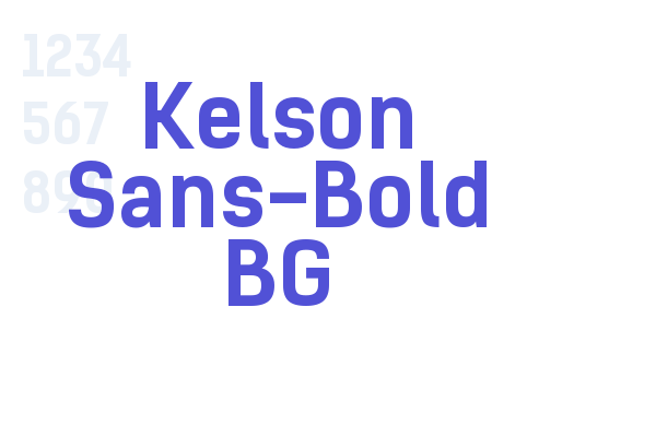 Kelson Sans-Bold BG Font Download